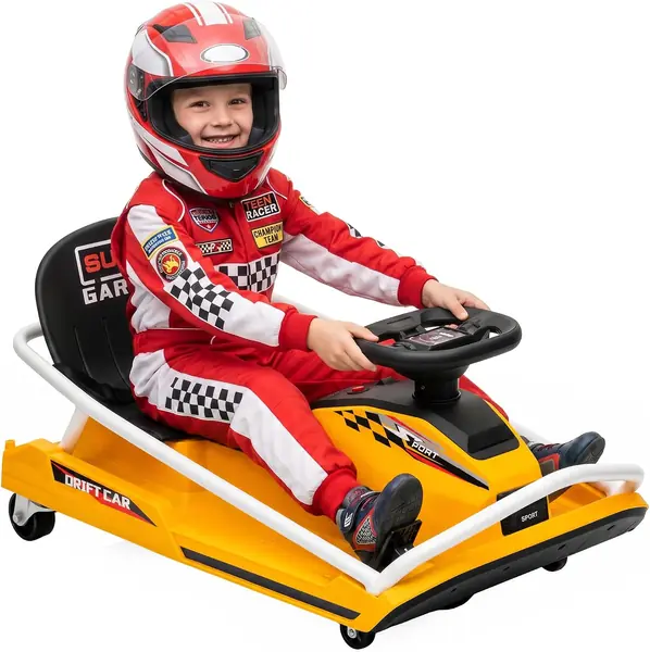 24V Elektrisches Go Kart für Kinder, Ride-On Racing Go…