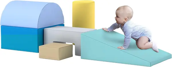 6PCS Baby-Motorik-Modul Baby-Motorik-Parcours Bausteine…