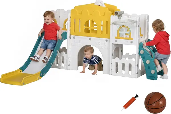 Kinder Rutsche 7-in-1 für 1 bis 3 Jahre mit…