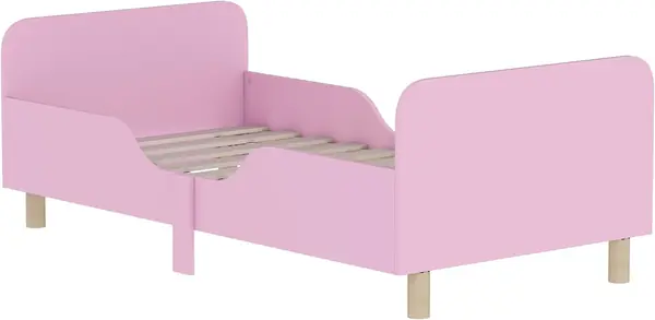 Kinderbett mit Rausfallschutz, Lattenrost, 140 x 70 cm…