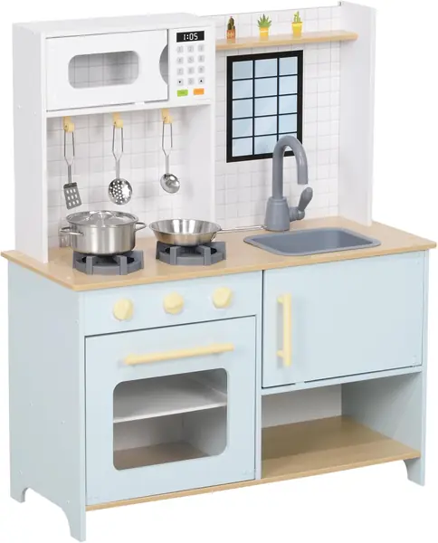 Kinderküche Spielküche mit Mikrowelle Herd Backofen ab 3+…