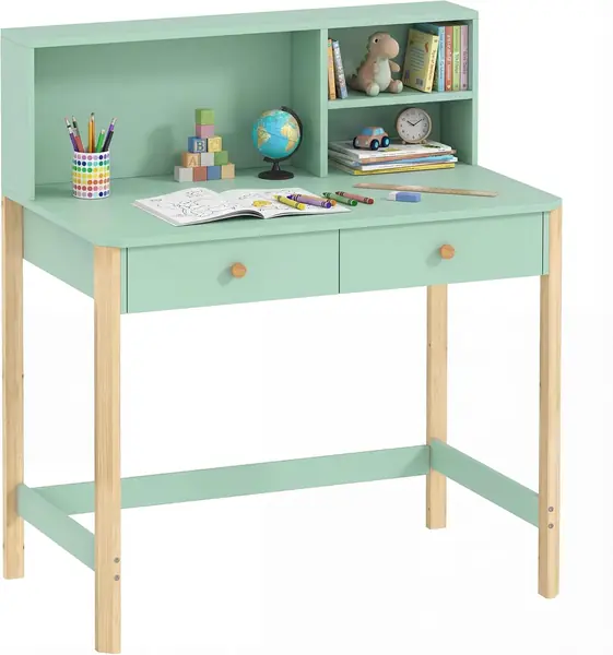 Kinderschreibtisch mit Schubladen Regal 90 x 52 x 105 cm…