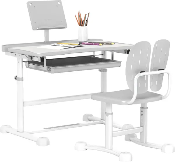 Kinderschreibtisch mit Stuhl, Set aus Schreibtisch und…